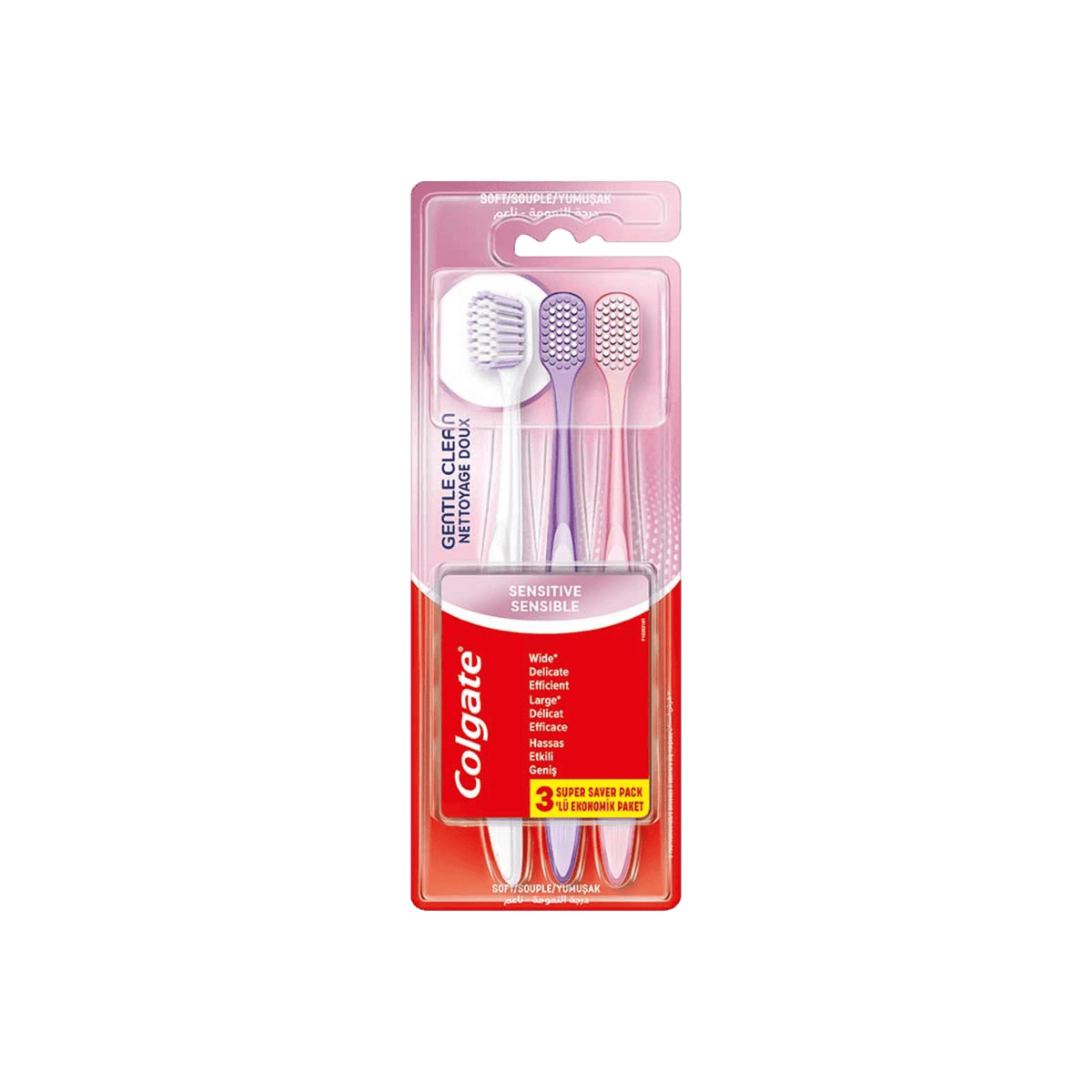 COLGATE GENTLE CLEAN SOFT 3PCS T.B