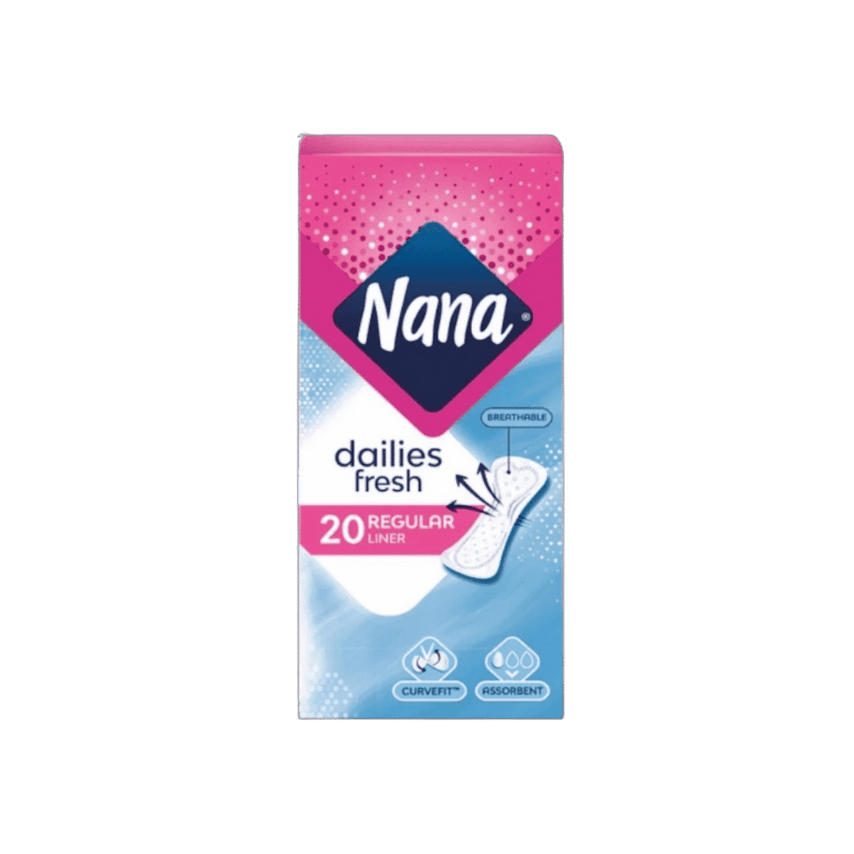 NANA DAILIES FRESH PANTYLINER 20PCS