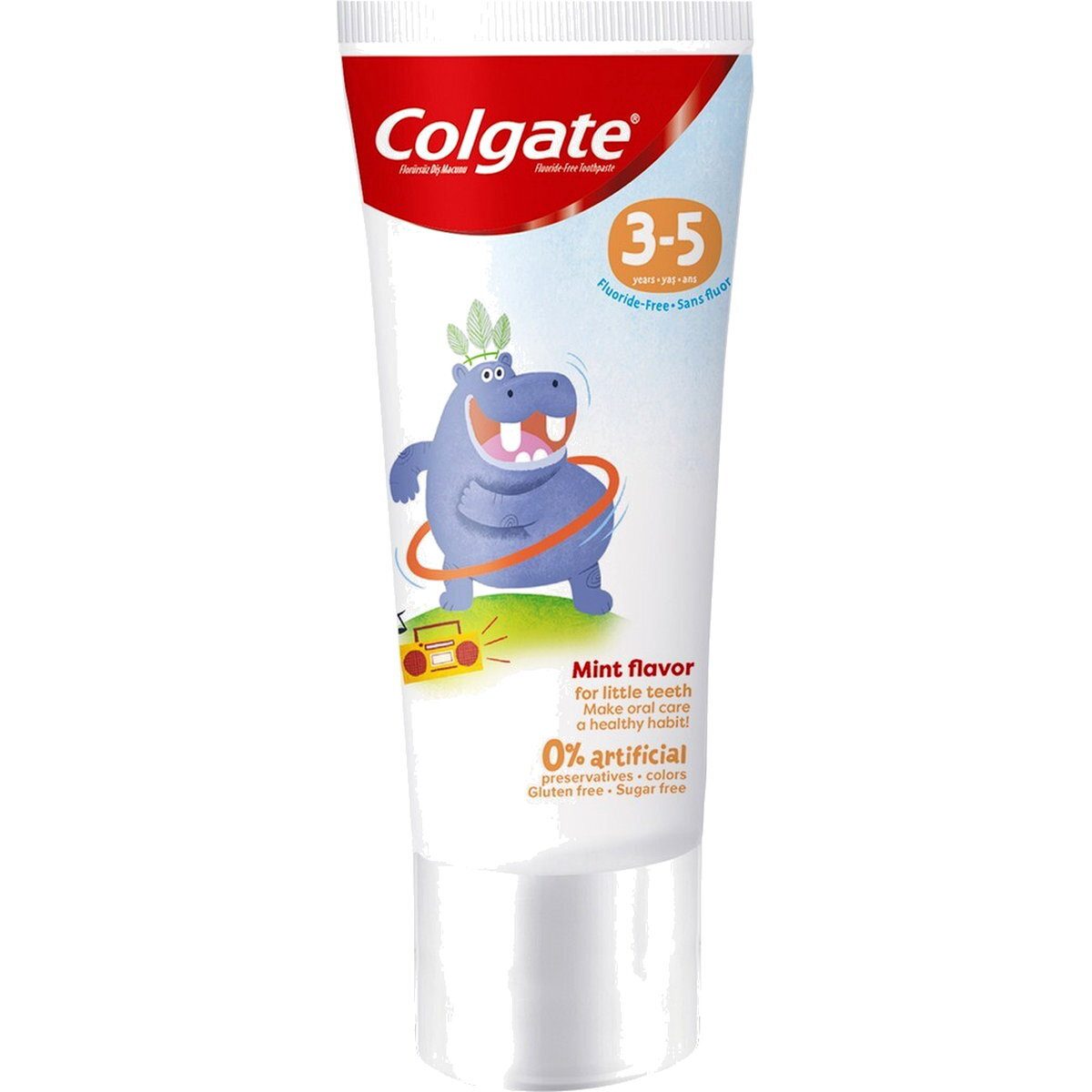 COLGATE KIDS ORANGE FLAVOR FLUORIDE FREE 3-5YRS T.P 60ML