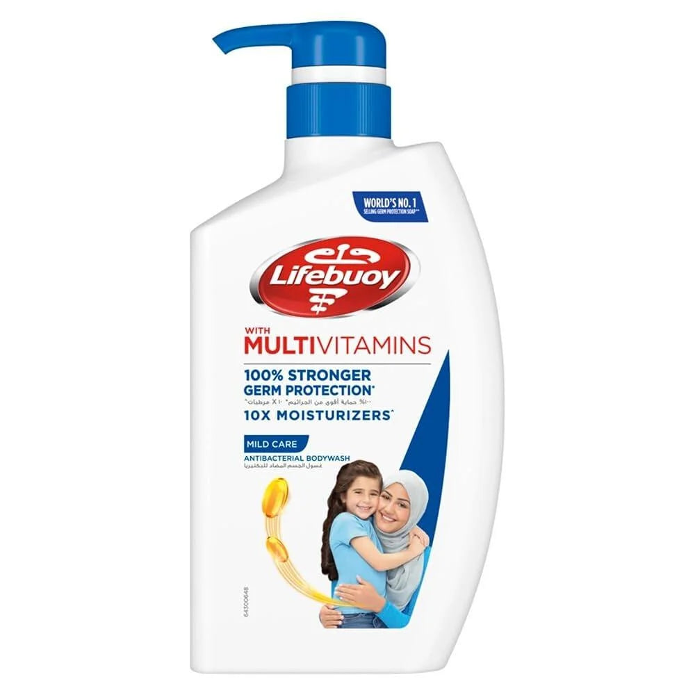 LIFEBUOY MULTIVITAMINS MILD CARE 500ML غسول الجسم