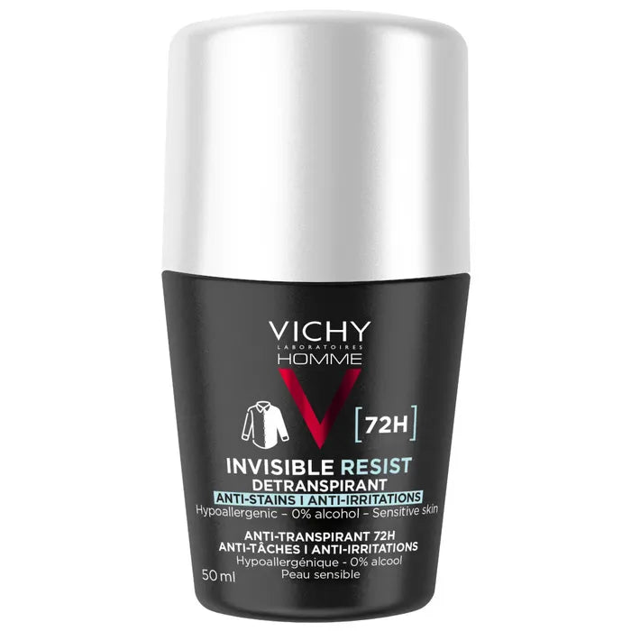 VICHY DEO INVISIBLE RESIST 72H BLACK ROLL ON 50ML
