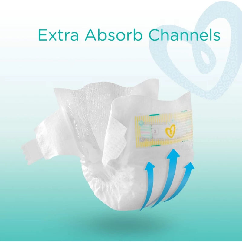 PAMPERS 1 50DIPER ابيض