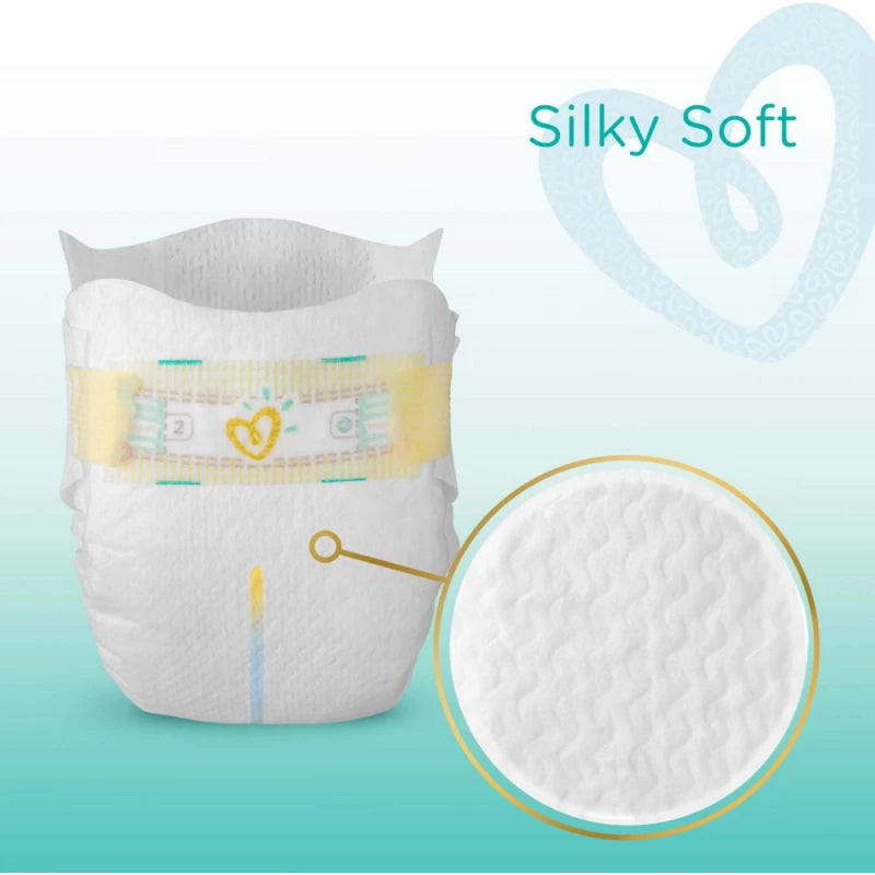 PAMPERS 1 50DIPER ابيض