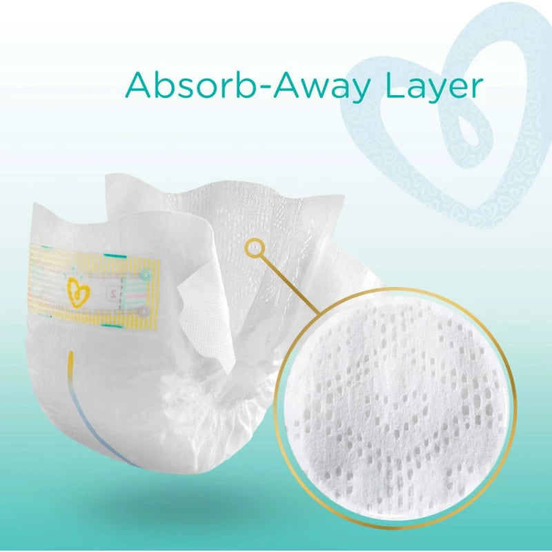 PAMPERS 1 50DIPER ابيض