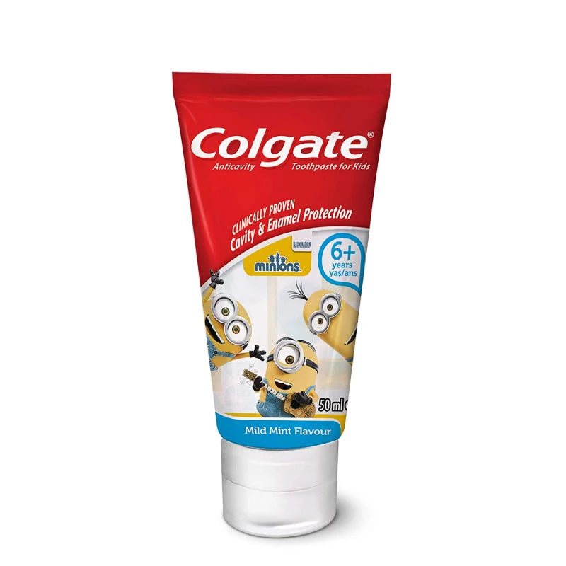 COLGATE CLINOCALLY PROVEN MINIONS KIDS 6+ YEARS T.P 50ML