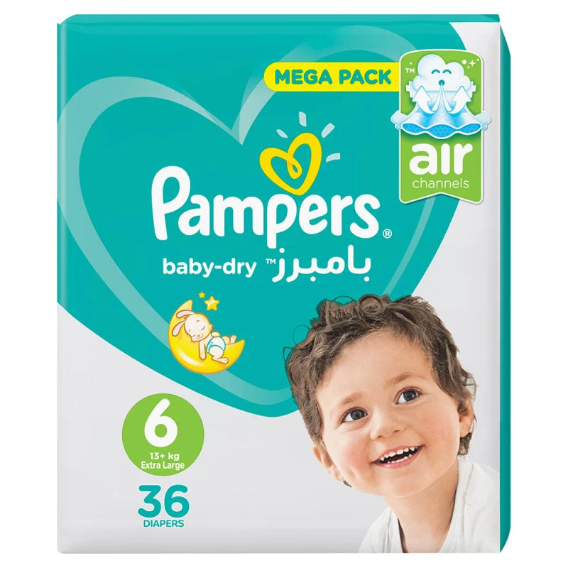 PAMPERS 6 36DIAPERS اخضر