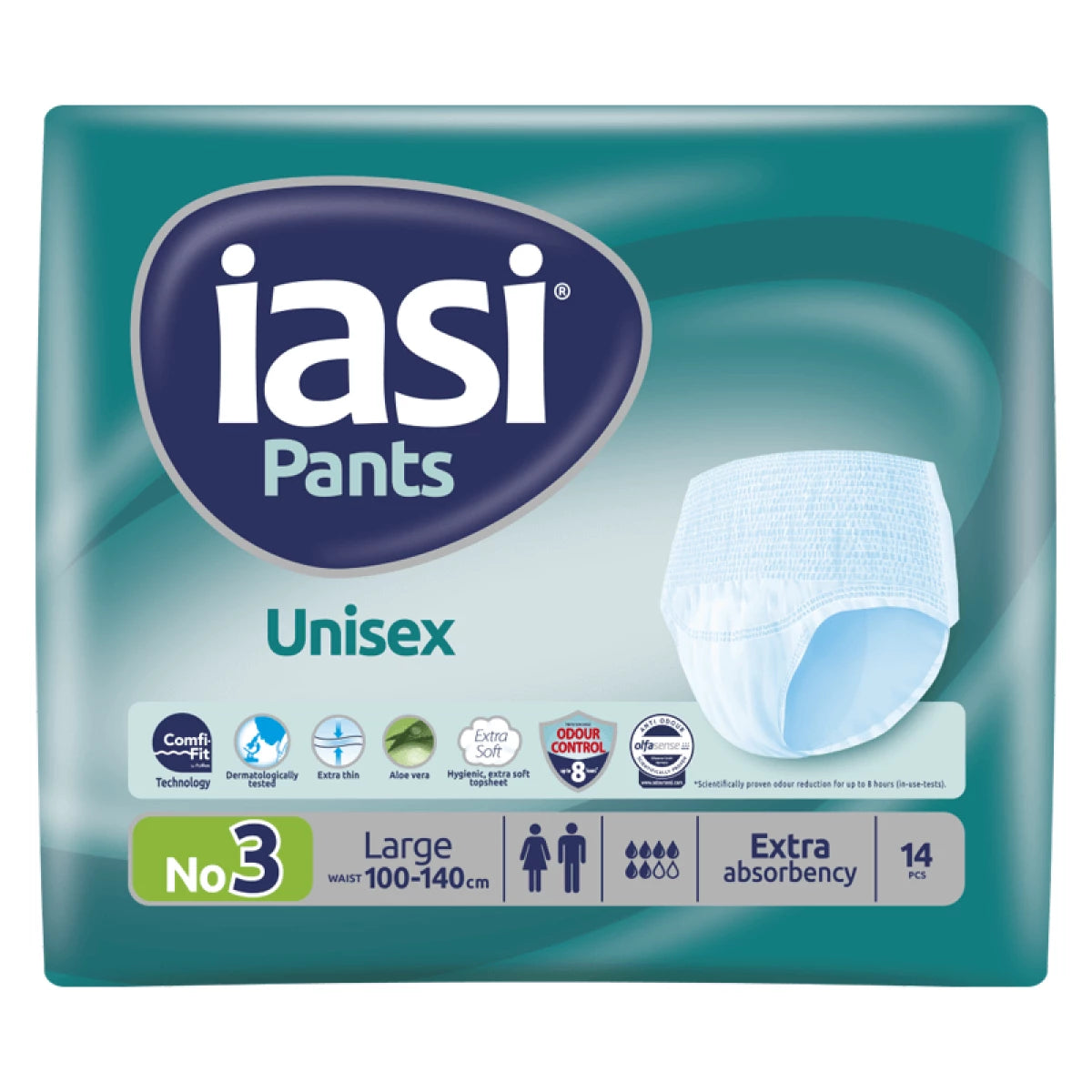 IASI PANTS 3 LARGE 14PCS
