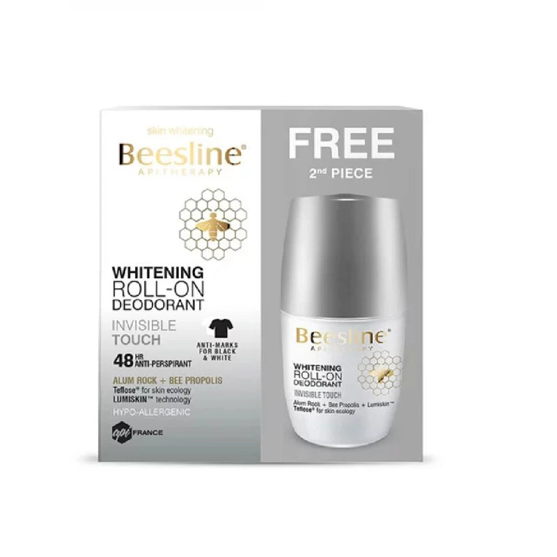 BEESLINE INVISBILE TOUCH ROLL ON 50ML 1+1FREE