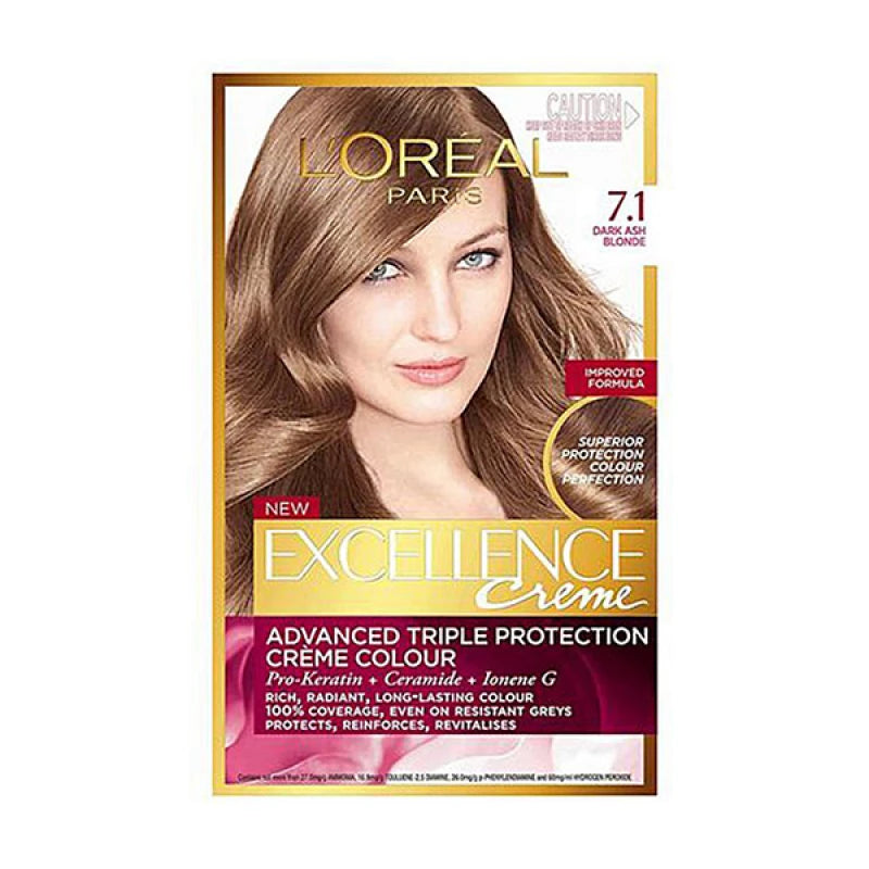 LOREAL HAIR COLOR EXCELLENCE CREME 7.1