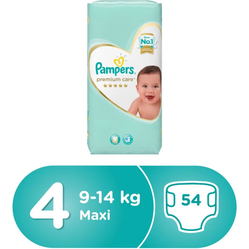 PAMPERS 4 54DIPER ابيض