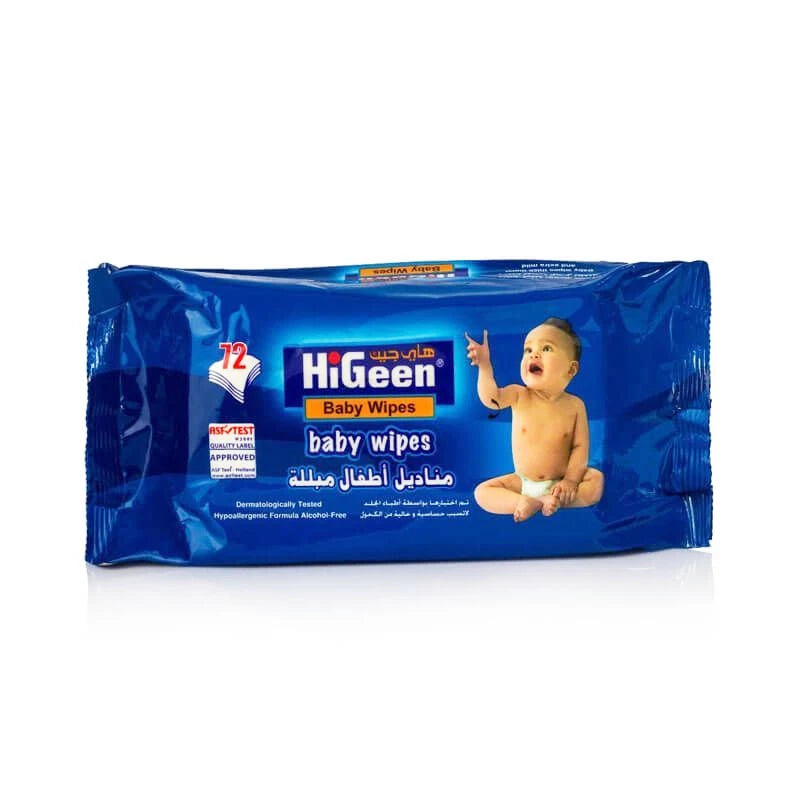 HIGEEN BABY WET WIPES 72PCS