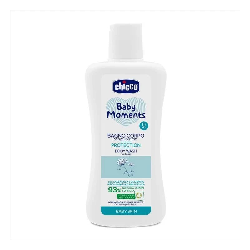 CHICCO BABY MOMENTS BODY WASH 200ML
