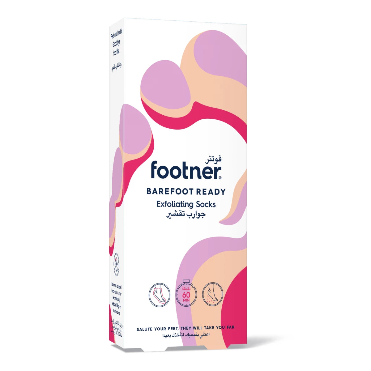 FOOTNER EXFOLIATING FULL FOOT SOCKS