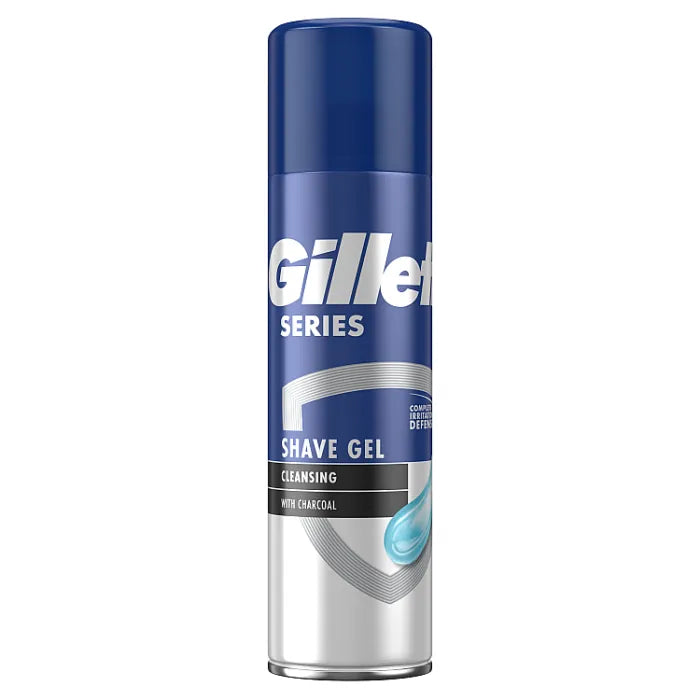 GILLETTE SERIES SHAVE GEL WITH CHARCOAK FOAM 200ML
