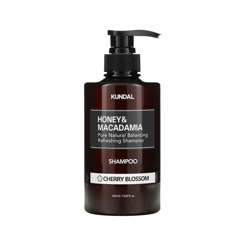 KUNDAL HONEY & MACADAMIA CHERRY BLOSSOM HAIR TREATMENT 500ML+SHAMPOO 500ML