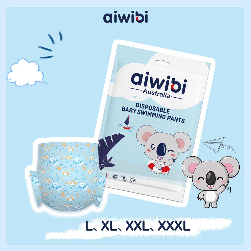 AIWIBI BABY DISPOSABLE SWIMMING PANTS XL 1PCS