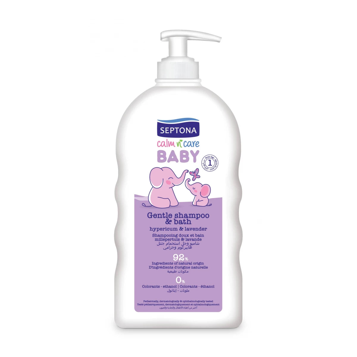 SEPTONA BABY GENTLE HYPERICUM & LAVENNDER SHAMPOO & BATH 500ML