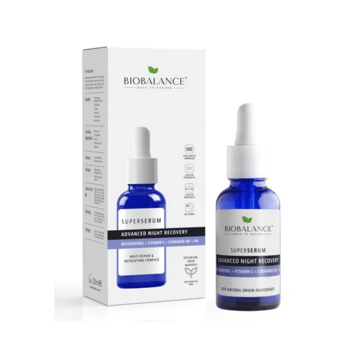 BIO BALANCE ADVANCED NIGHT RECOVERY SERUM 30ML