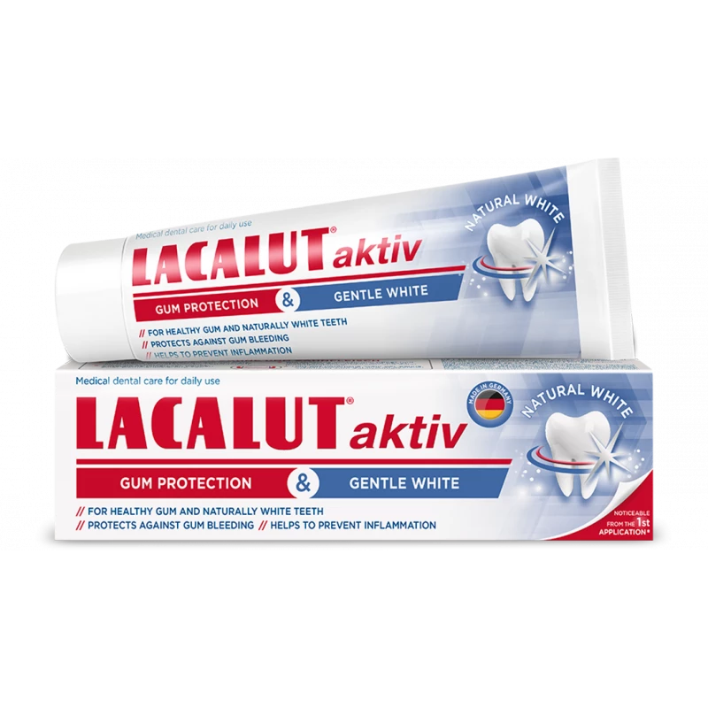 LACALUT AKTIV GUM PROTECTION & GENTLE WHITE T.P 75ML