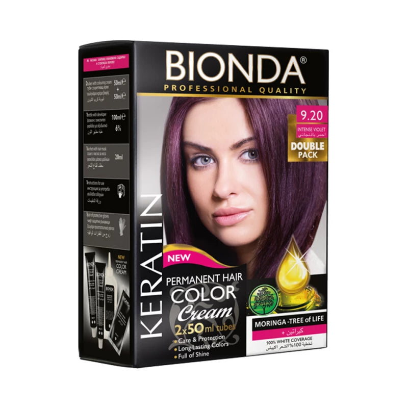 BIONDA PERMANENT HAIR COLER 9.20