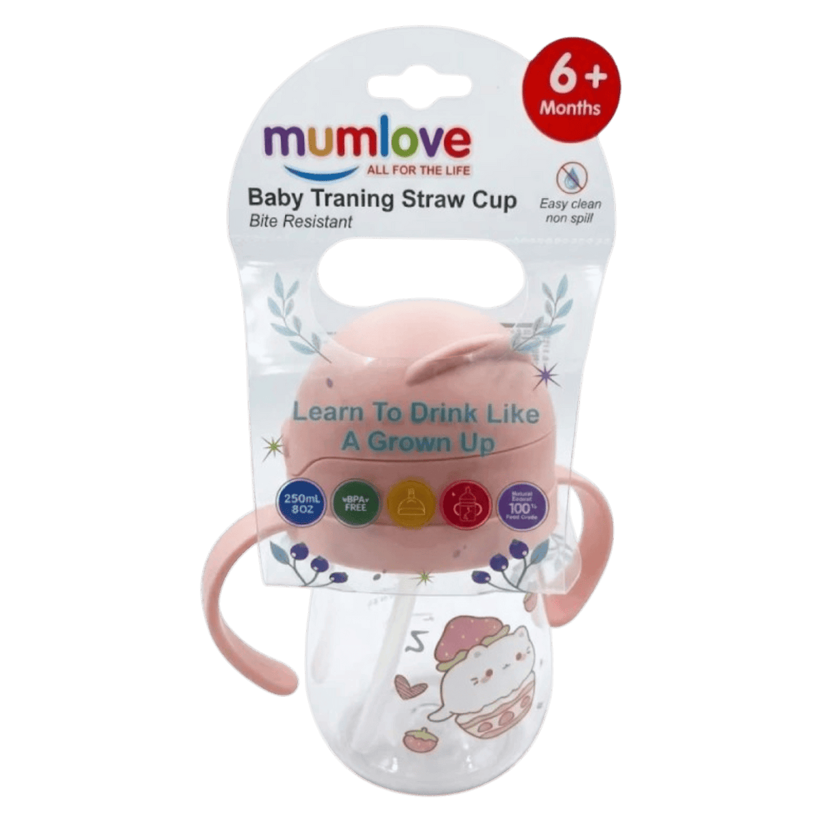 MUMLOVE BABY TRANING CUP +6M