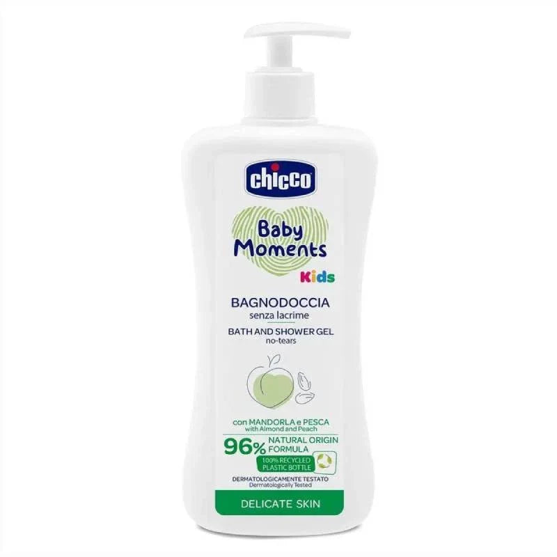 CHICCO BABY MOMENTS BATH AND SHOWER GEL KIDS 500ML