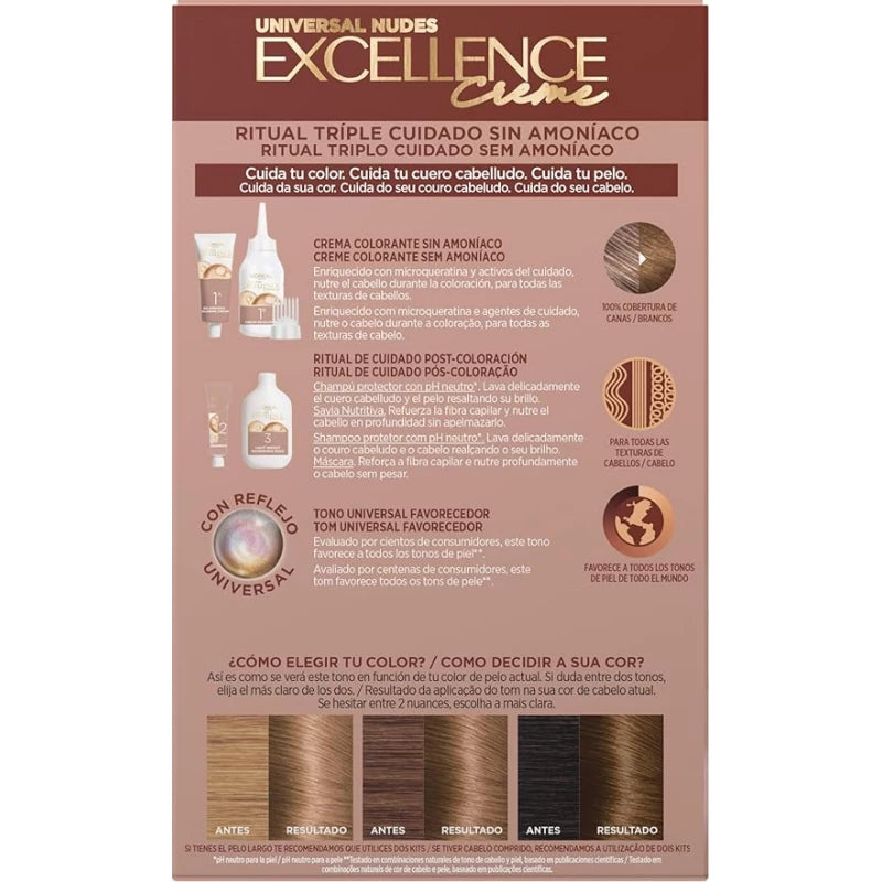 LOREAL HAIR COLOR EXCELLENCE CREME 7U