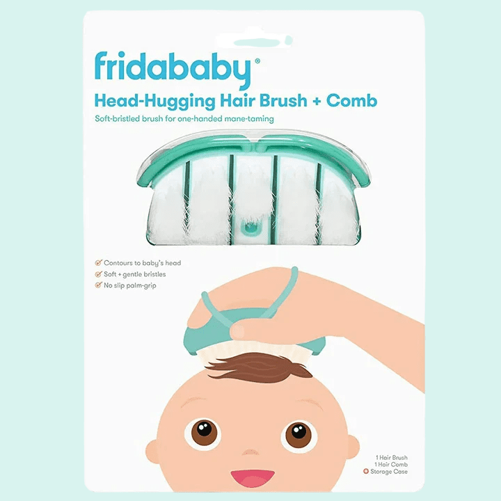 FRIDABABY HEAD-HUGGING HAIR BRUSH & COMB