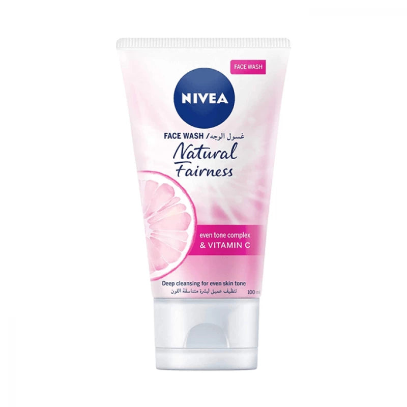 NIVEA NATURAL GLOW FACE WASH 100ML