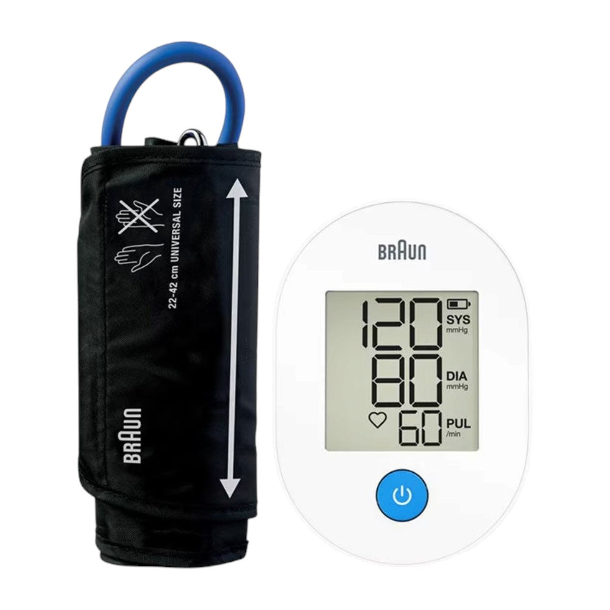BRAUN EXACTFIT 1E UPPER ARM BLOOD PRESSURE MONITOR