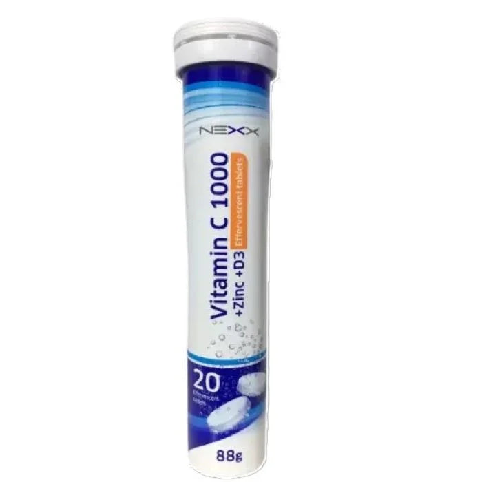 NEXX VITAMIN C 1000 +ZINC+D3 20 EFF TAB