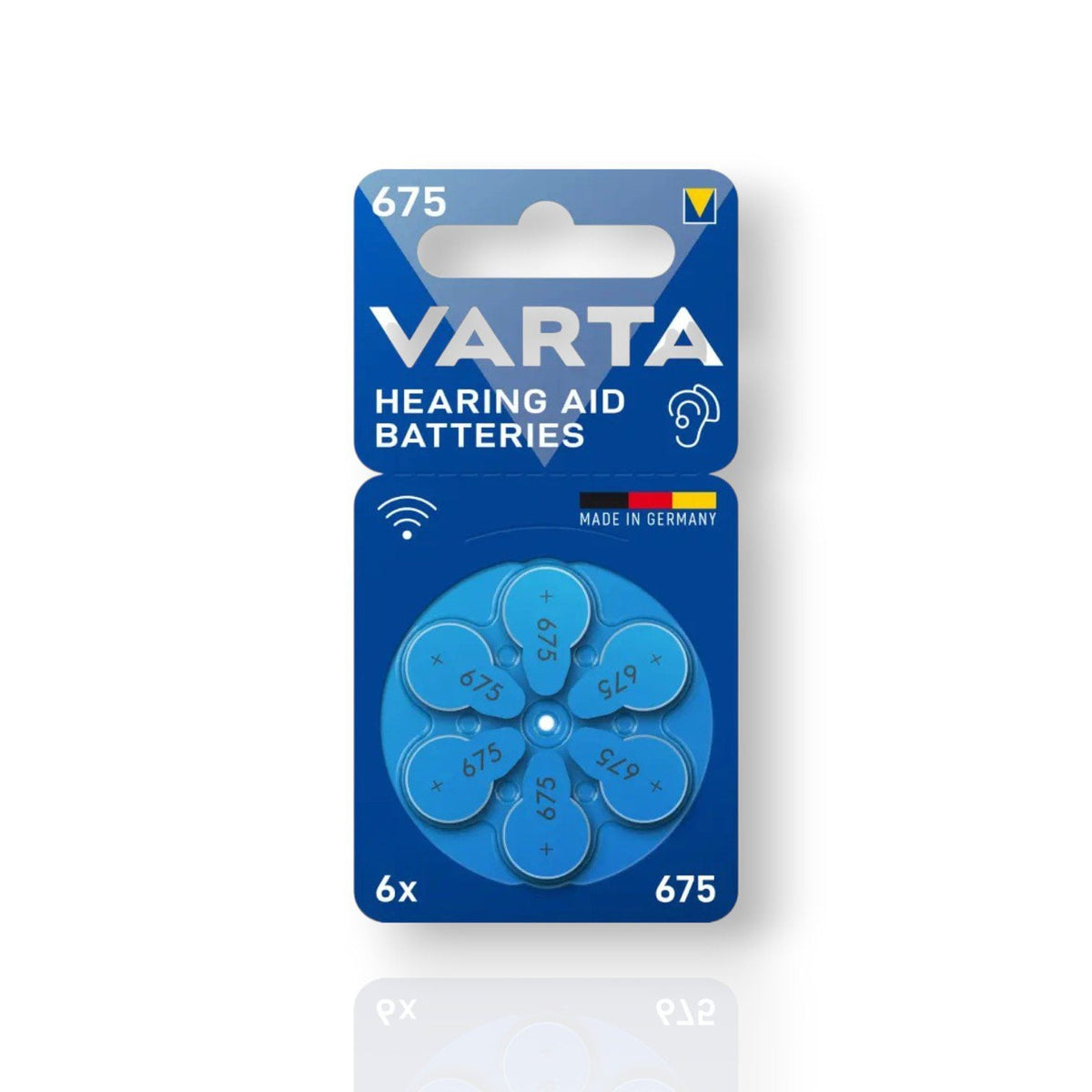 VARTA HEARING AID 675 6X BATTERIES