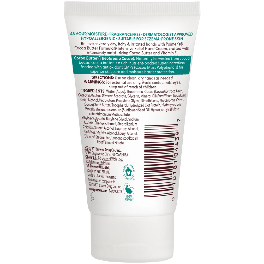 PALMER-S COCOA BUTTER INTENSIVE RELIFE HAND CREAM 60G