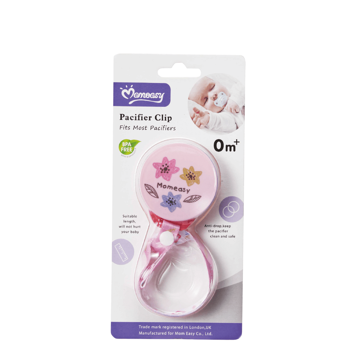 MOMEASY PACIFIER CLIP #45549