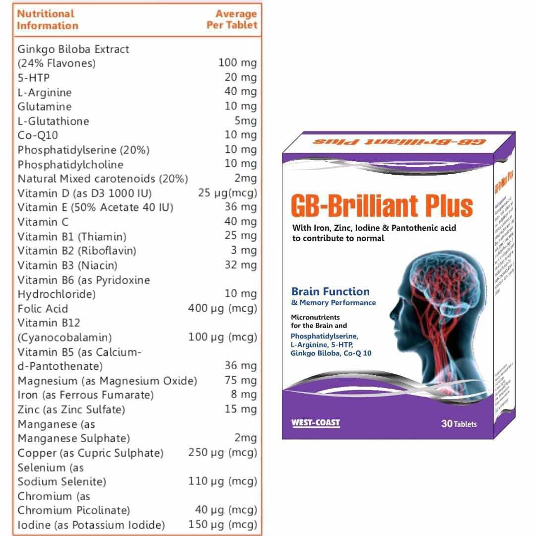 GB-BRILLIANT PLUS 30TAB