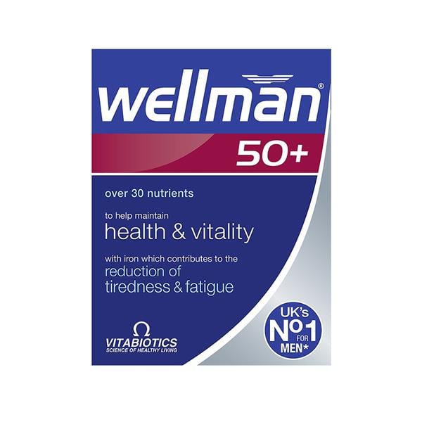 VITABIOTICS WELLMAN 50+ 30CAP