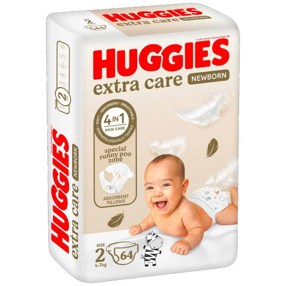 HUGGIES 2 64 DIAPERS