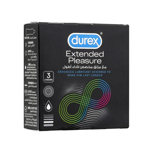 DUREX EXTENDED PLEASURE 3PCS