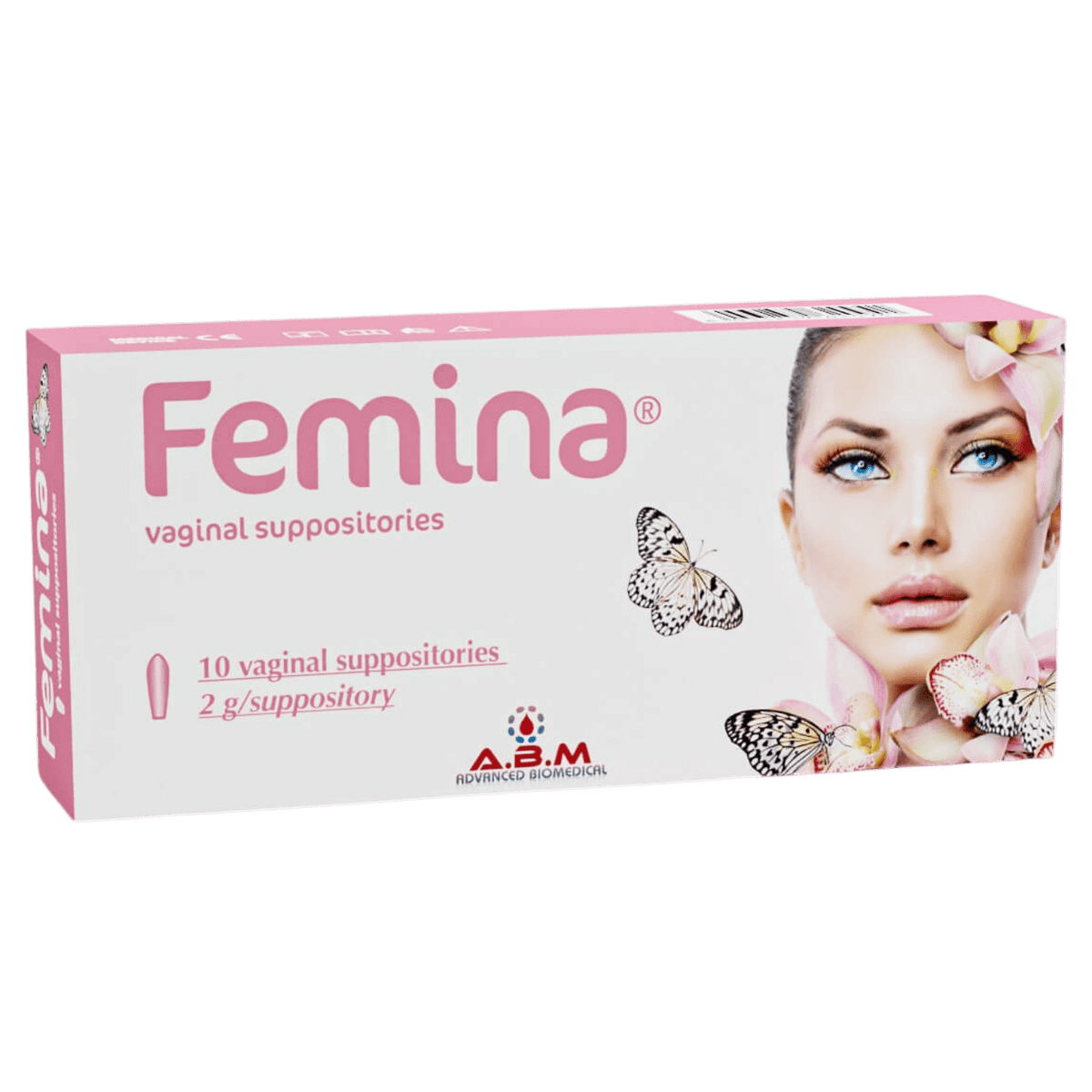 FEMINA VAGINAL 10 SUPPOSITORIES 2G