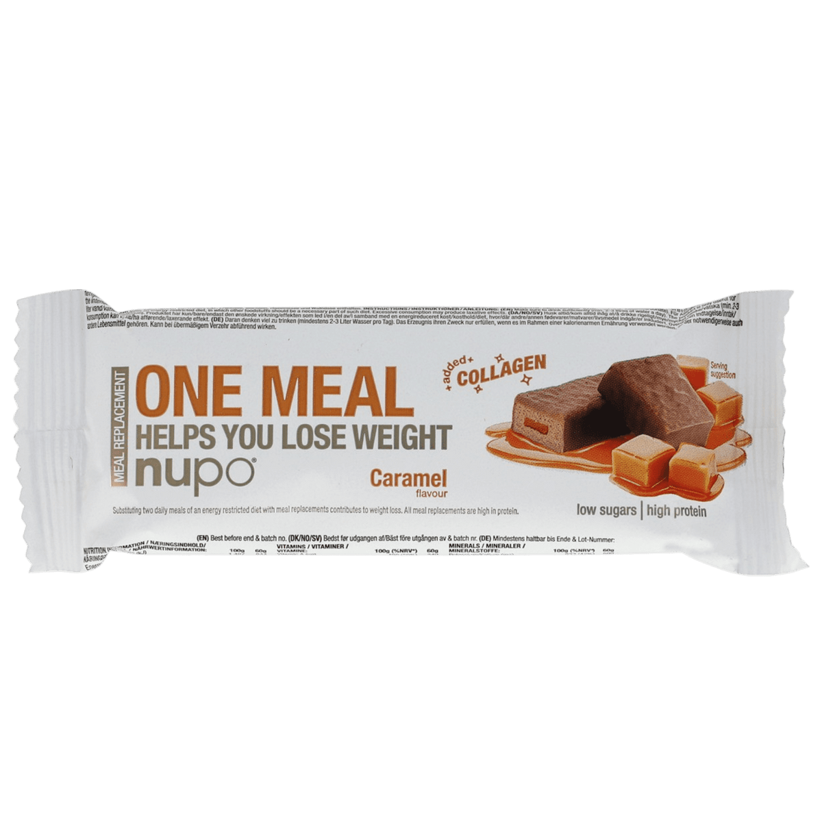 NUPO ONE MEAL CARAMEL FLAVOUR MARINE COLLAGEN 60G
