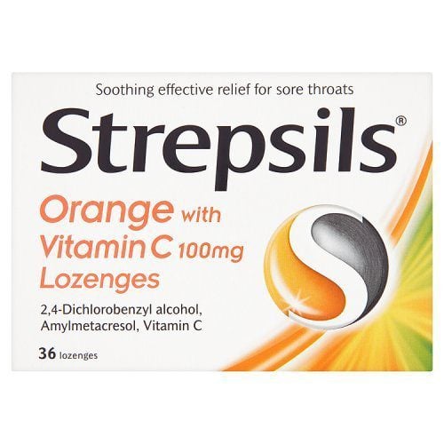 STREPSILS VITAMIN C 36 LOZENGES