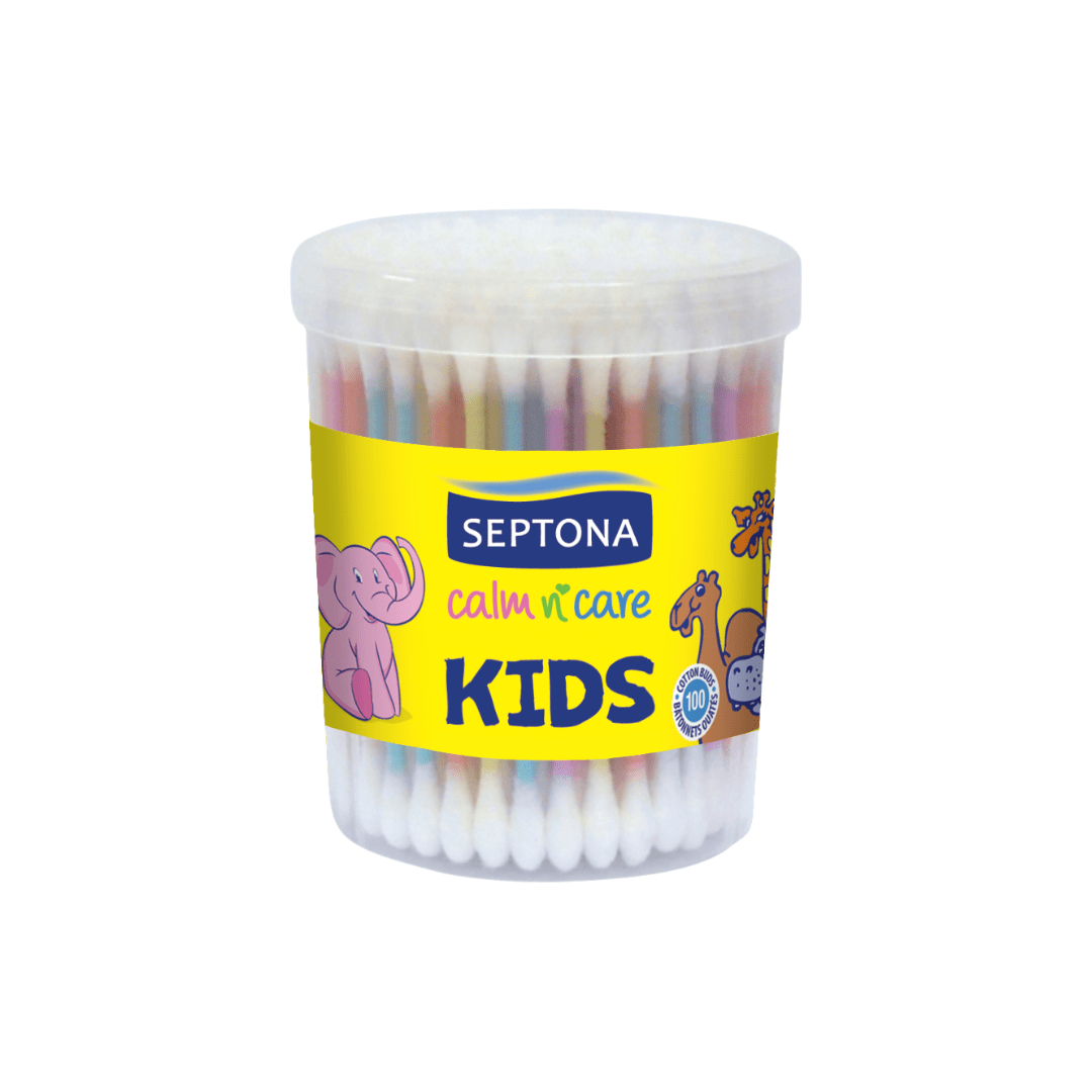 SEPTONA COTTON EAR BUDS FOR KID 100PCS