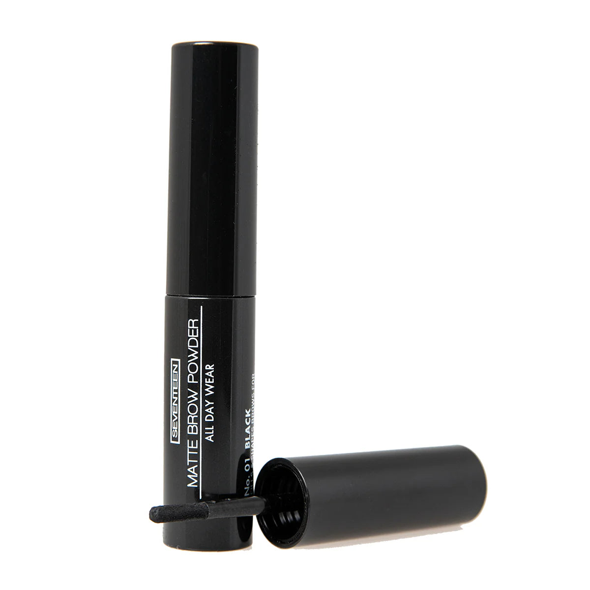 #SEVENTEEN-MATTE BROW POWDER 01 BLACK
