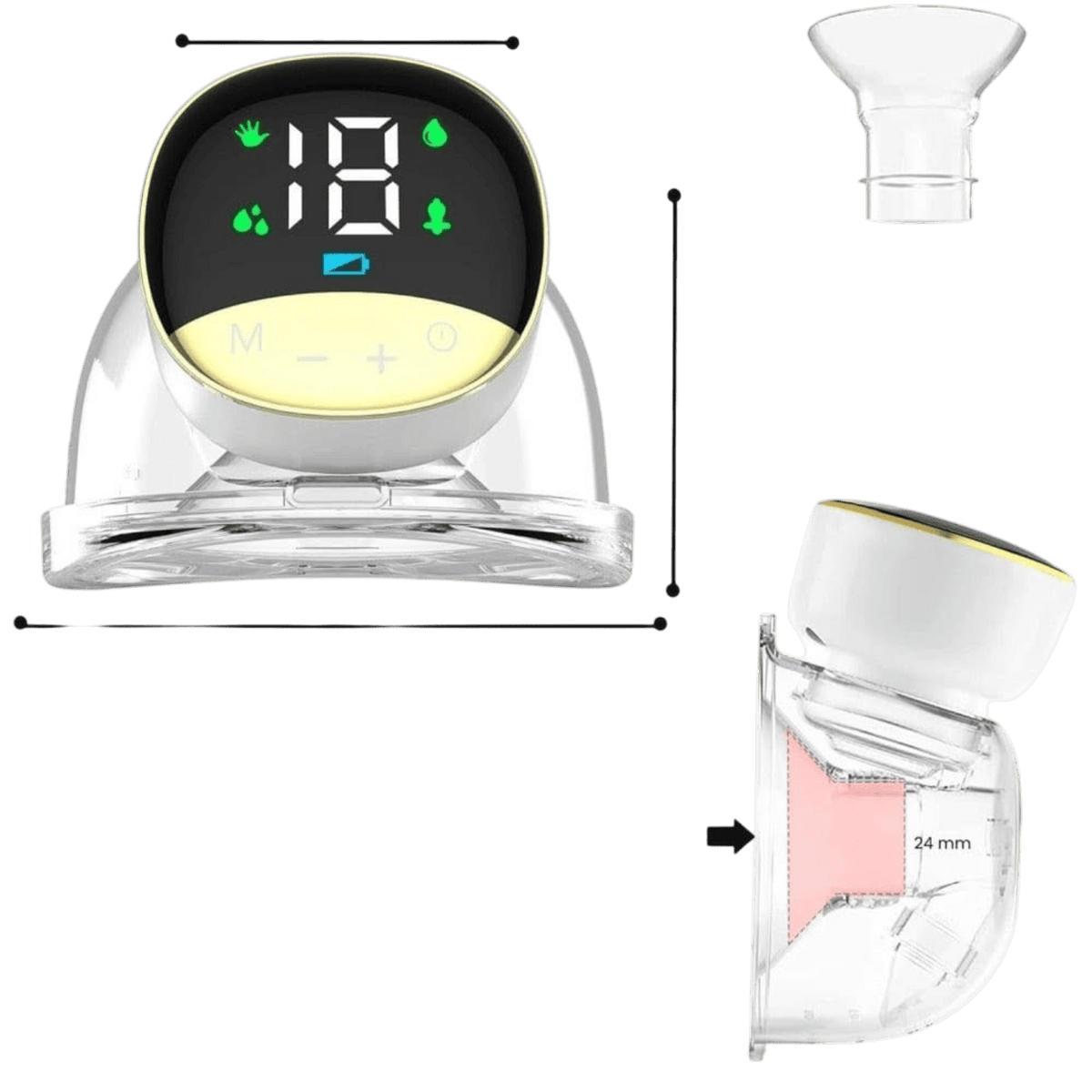 WEARBLE ELECTRIC BREAST PUMP 425-34
