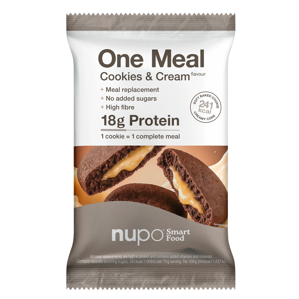 NUPO ONE MEAL COOKIES&CREAM FLAVOUR MARINE COLLAGEN 70G