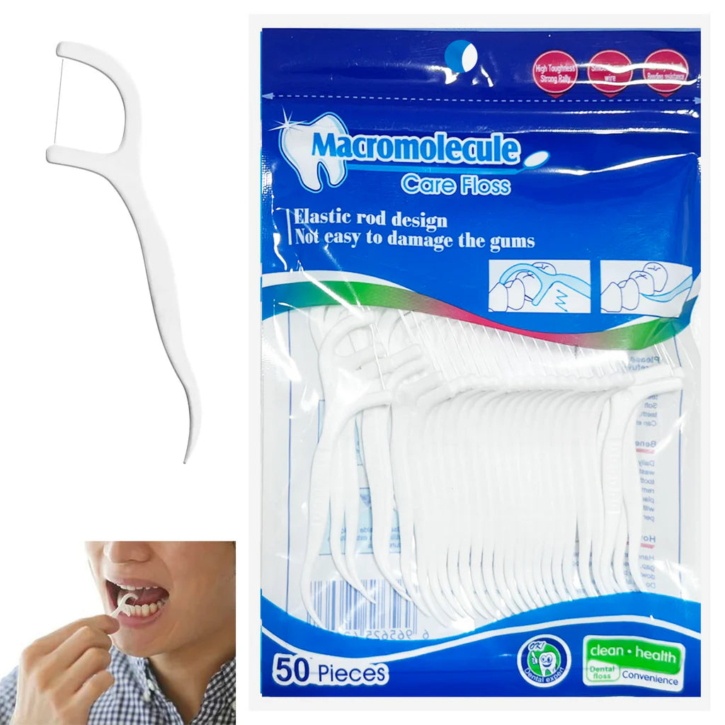MACROMOLECULE CARE FLOSS 50PCS
