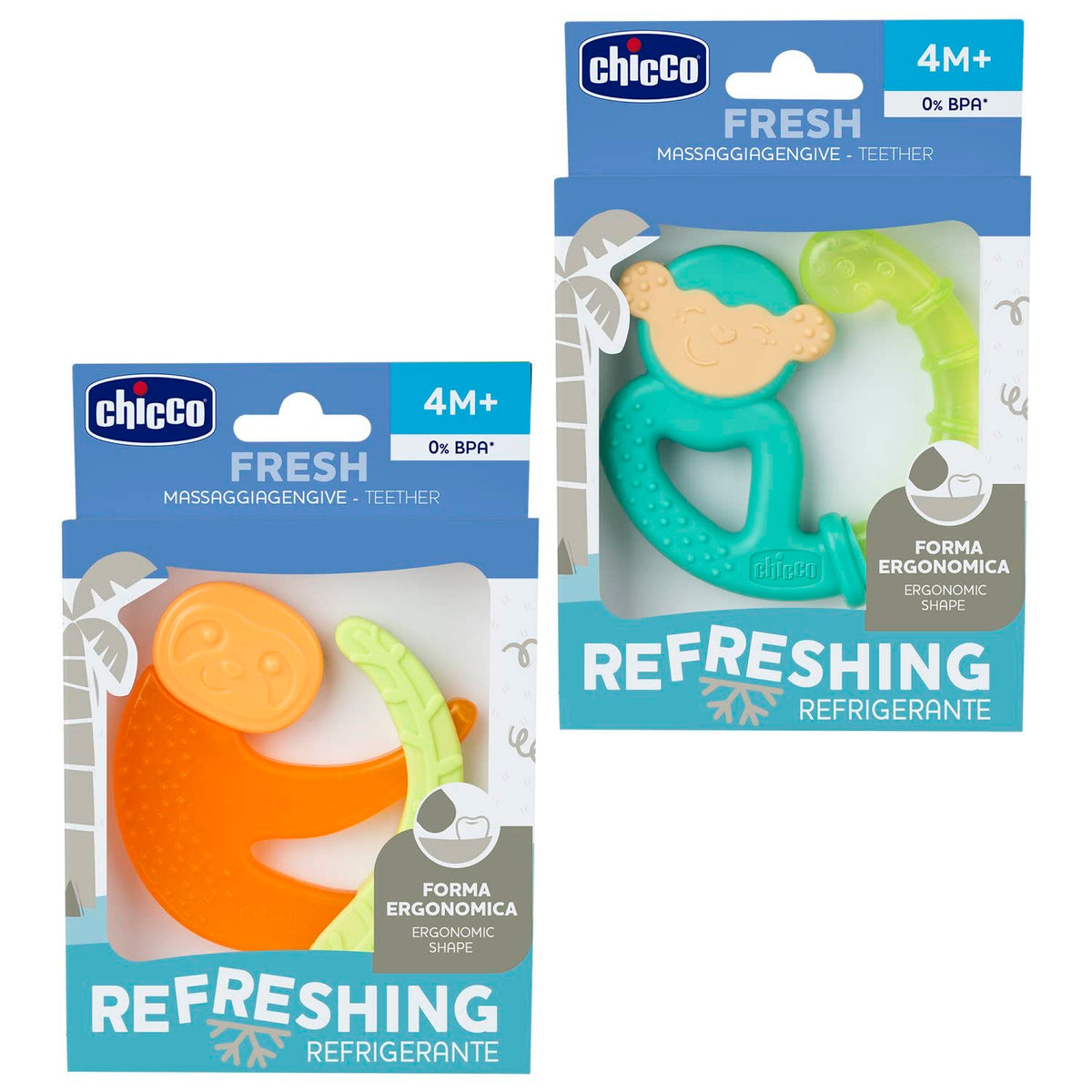 CHICCO FRESH TEETHER 4M+ SLOTH