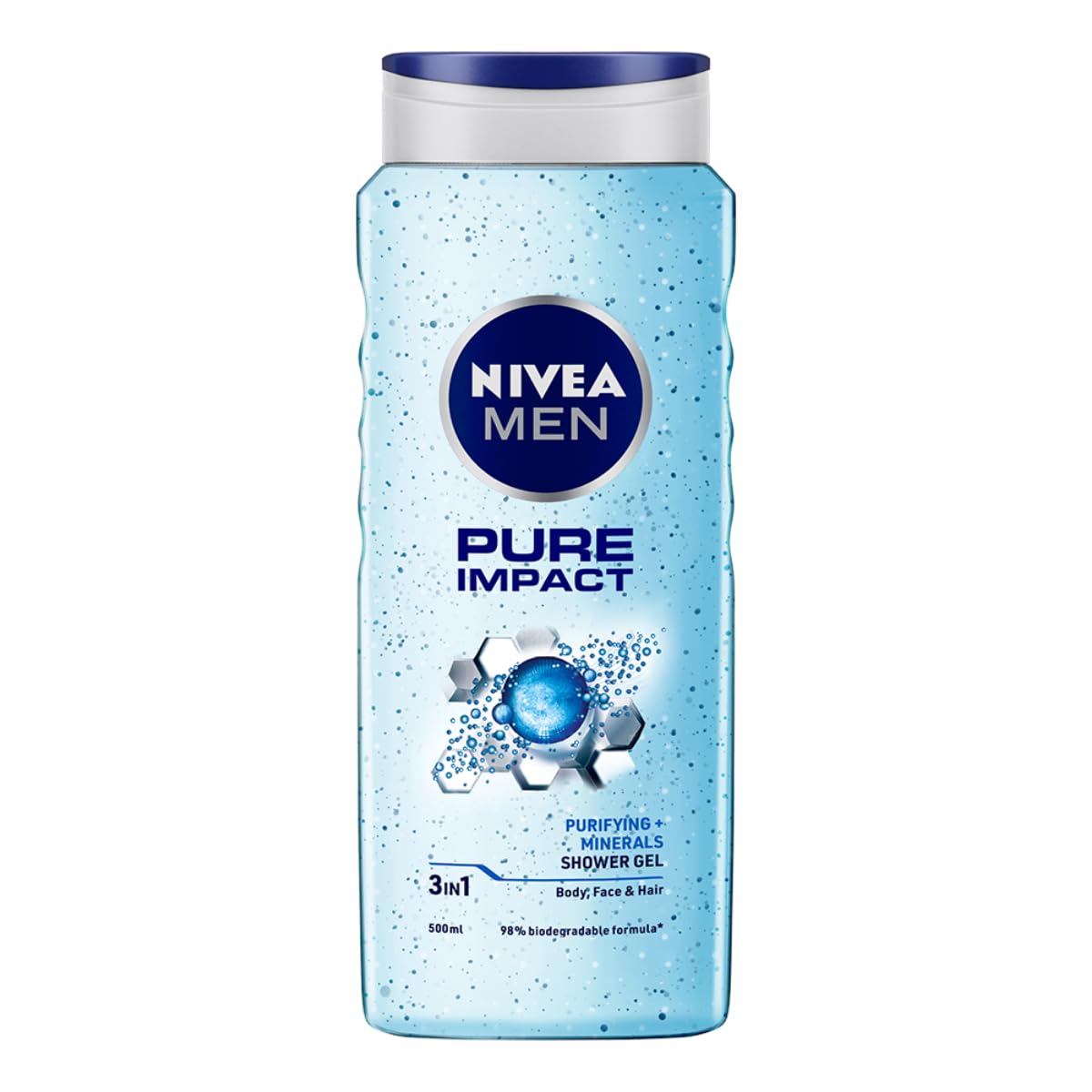 NIVEA MEN PURE IMPACT 3IN1 SHOWER GEL 250ML