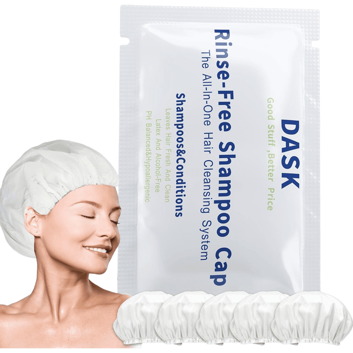 DASK RINSE-FREE SHAMPOO CAP