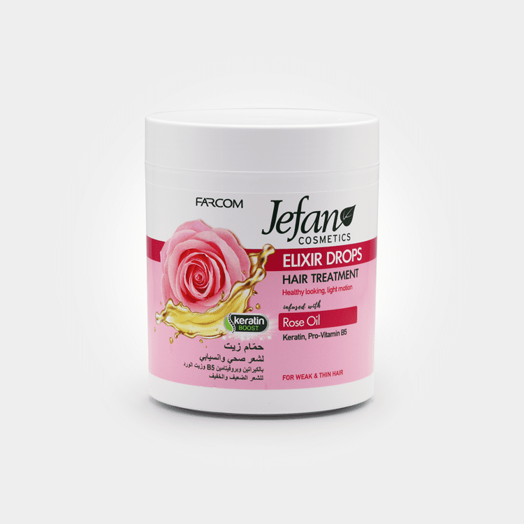 JEFAN HAIR TREATMENT ELIXIR DROPS WITH ROSE OIL 900ML